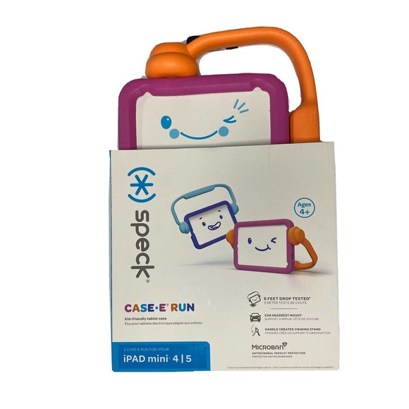 Speck Case-E Run Kid Friendly Tablet Case For iPad mini 4th/5th 6ft Drop Tested - Picture 1 of 3